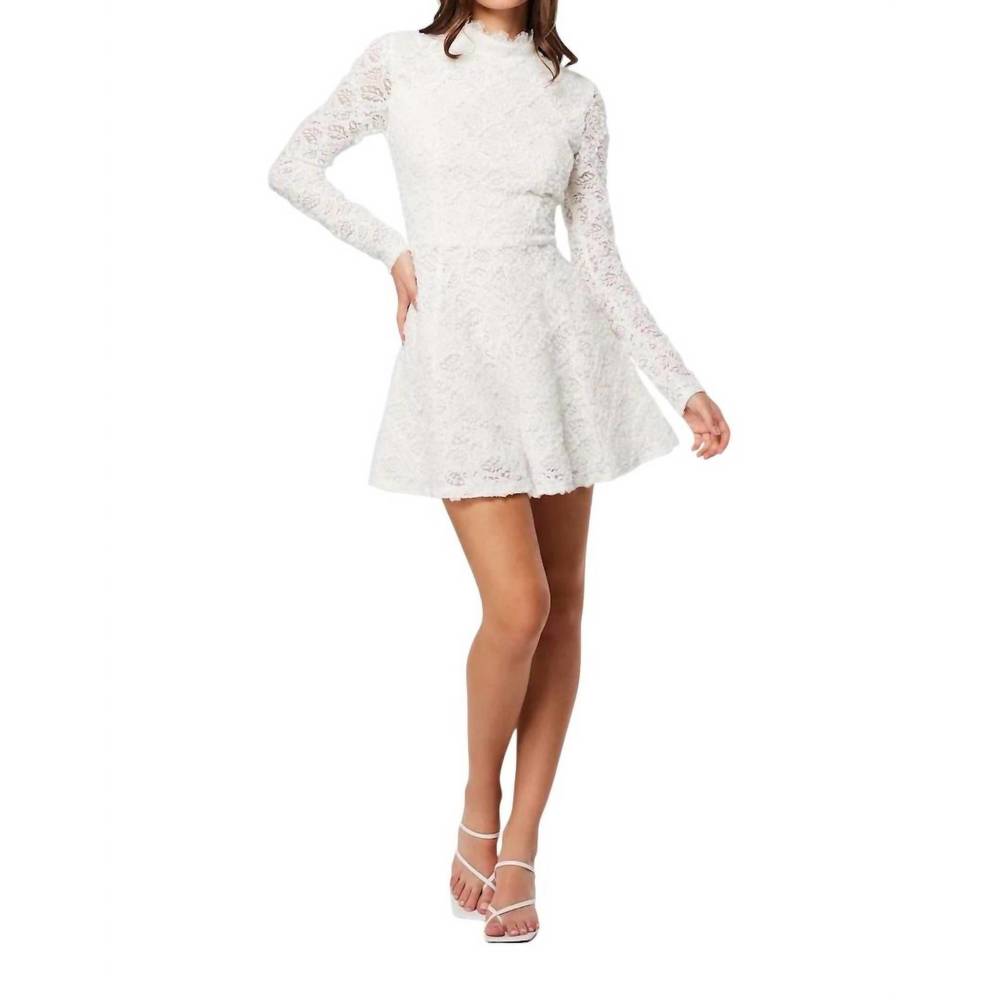 Elliatt White Lace Mini Dress - Picture 2 of 5